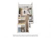 Los Altos Towers_Studio_B_Efficiency_500